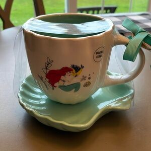 Rae Dunn Little Mermaid Under the Sea Cup & Saucer